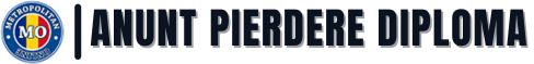 diploma pierduta monitorul oficial